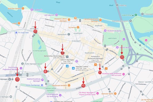 Vierdaagse ophaalpunten AVAN